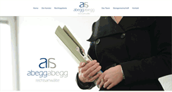 Desktop Screenshot of abegg-rechtsanwaelte.de